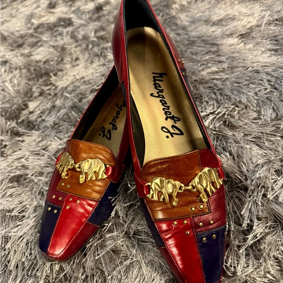 Margaret J Luxury Leather Loafers with Gold Elephant Accents. - Picture 14 of 14